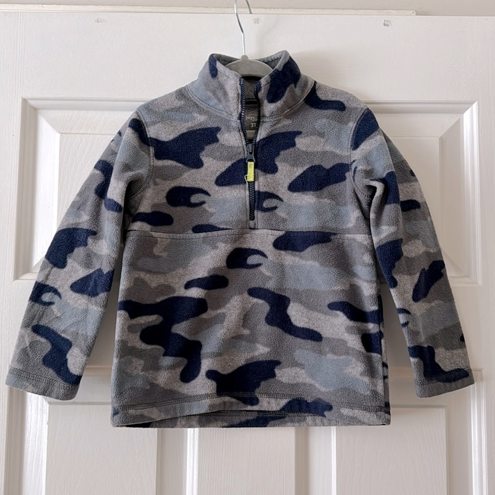 Fleece Camo Sweater